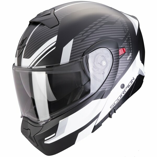 Casca moto flip-up SCORPION EXO 930 EVO SIKON Alb/Argintiu XL, 6, nordicamoto.ro