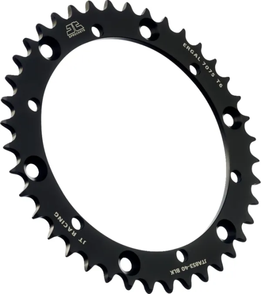 JT SPROCKETS Racelite Aluminum Rear Sprocket Black 