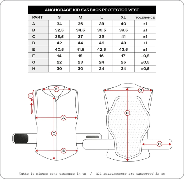 Kids Anchorage Sv5 Back Protector Vest Black, Green -0