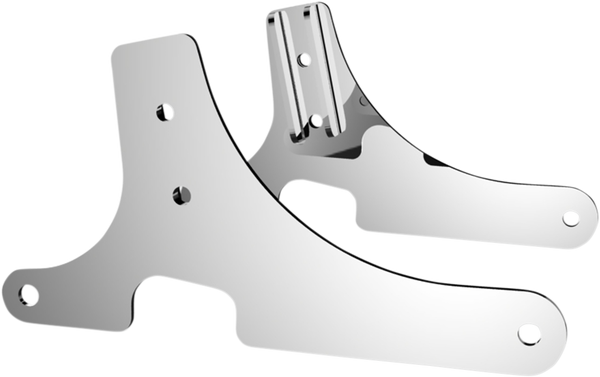 Sissy Bar Side Plates Silver, 1, nordicamoto.ro