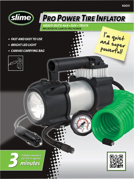 Pro Power Tire Inflator Black, Silver, 1, nordicamoto.ro