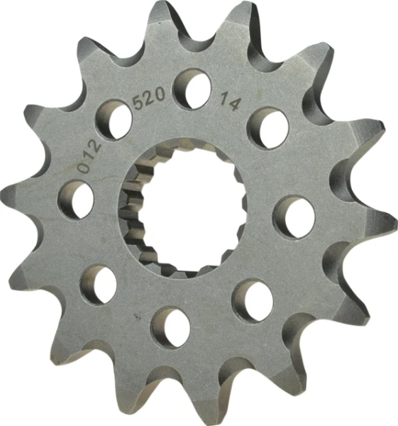 Pinion frontal ultraleger din oțel, culoare naturală, 1, nordicamoto.ro