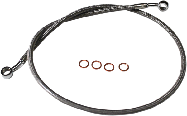 Replacement Brake Line Silver, Chrome 30, 1, nordicamoto.ro