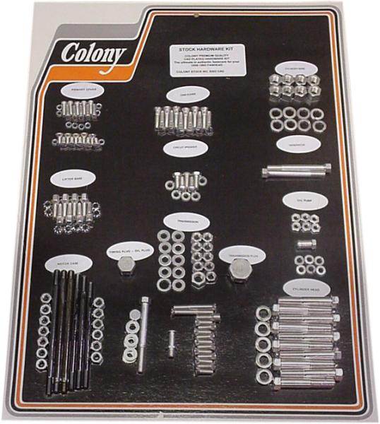 Complete Stock Hardware Kit Silver, 1, nordicamoto.ro