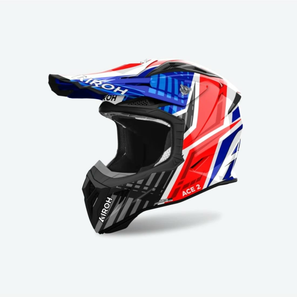 Casca Enduro Airoh Aviator Ace 2 Proud Blue/Red Gloss-0