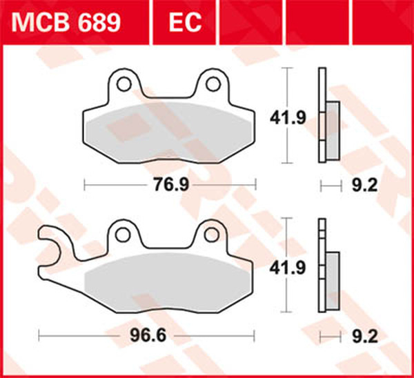 Plăcuțe de frână ceramice universale, 1, nordicamoto.ro