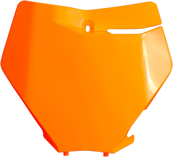 Replacement Front Number Plate Orange