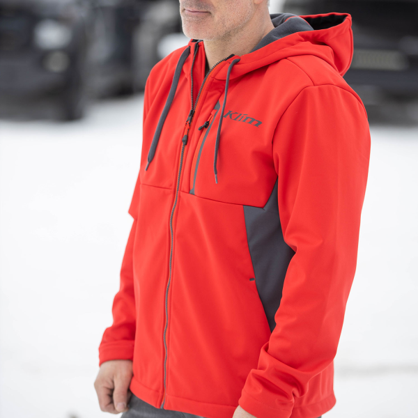 Hanorac Snowmobil Klim Transition Mid-Layer High Risk Red - Asphalt-0