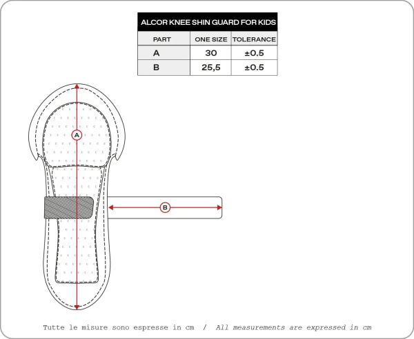 Kids Alcor Knee-shin Guards Black -0