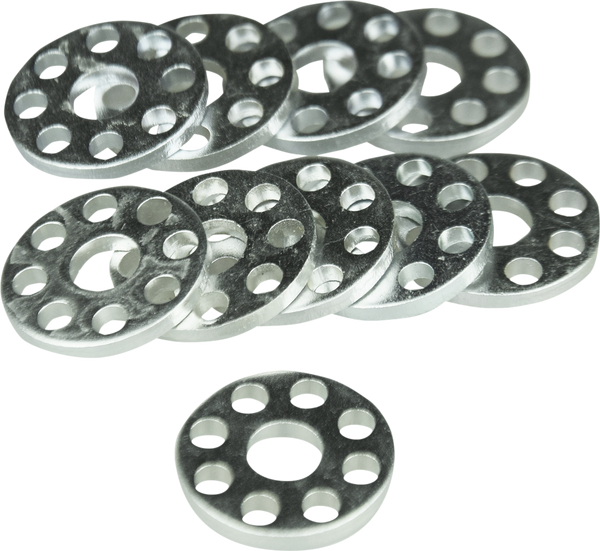 Drilled Washers Silver -0