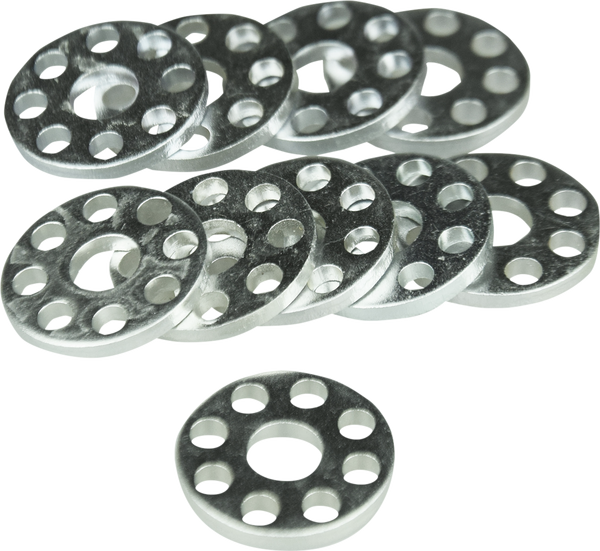 Drilled Washers Silver-0