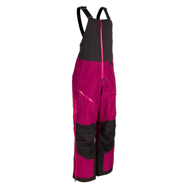 Pantaloni Dama Snowmobile Klim Alpine Black - High-rise-1
