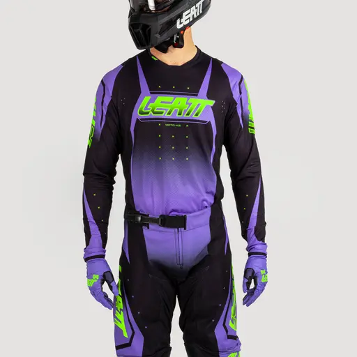Tricou Leatt 4.5 Lite Argon Purple/Black-4