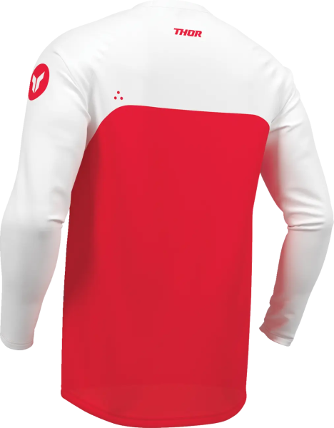 Youth Ridemode Menace Jersey Red, White S, 6, nordicamoto.ro