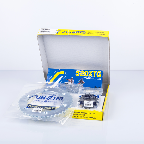 Plus Chain & Sprocket Kit Raw, 1, nordicamoto.ro