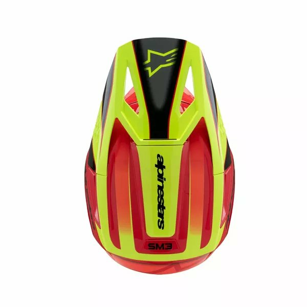 Casca Copii Alpinestars S-M3 Fray Black/Red/Yellow-5