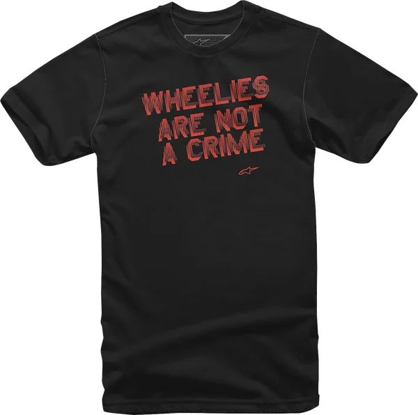 Wheelies T-shirt Black  S, 1, nordicamoto.ro