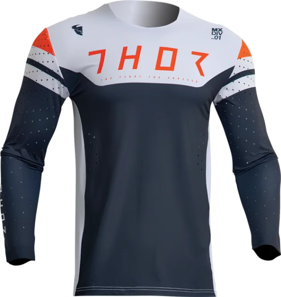 Tricou Thor Prime Rival Gray/Midnight 2XL, 4, nordicamoto.ro