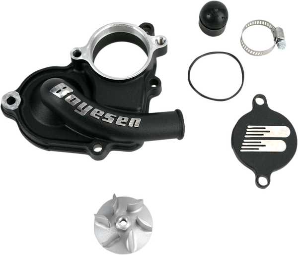 Supercooler Water Pump Cover And Impeller Kit Black, 1, nordicamoto.ro