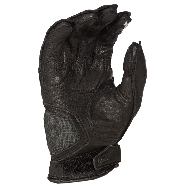 Manusi Piele Klim Induction Negru/Albastru S, 8, nordicamoto.ro