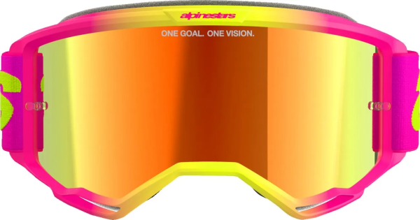 Ochelari Alpinestars Vision 5 Wordmark Pink/Yellow-2