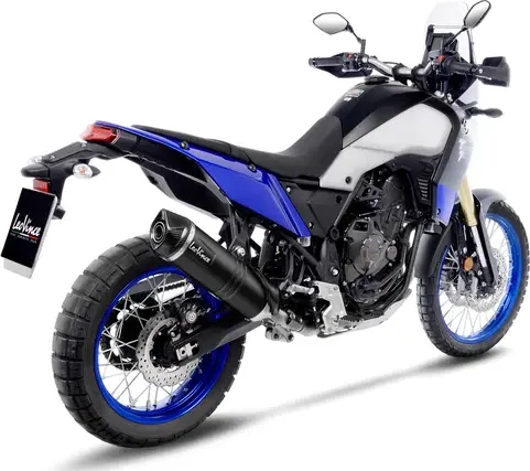 Tobă de eșapament LeoVince LV One Evo Black Edition Slip-On pentru Yamaha Ténéré, 3, nordicamoto.ro