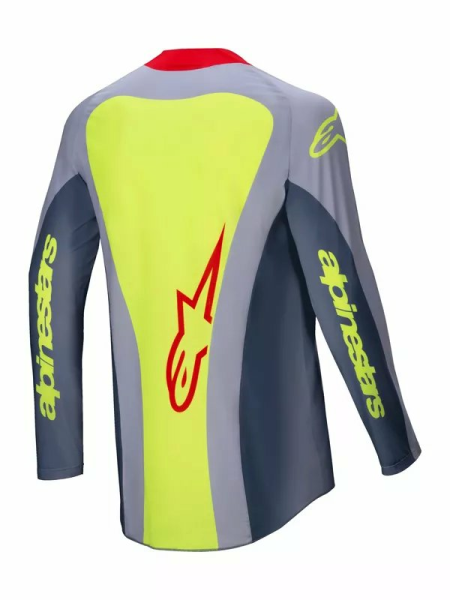 Tricou Alpinestars Techstar Melt Gray/Red-0