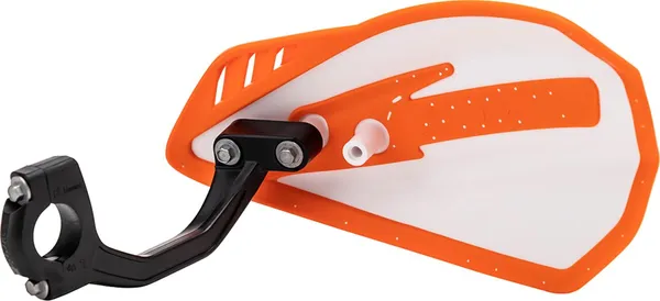 Cyclone Handguards Orange, White-2