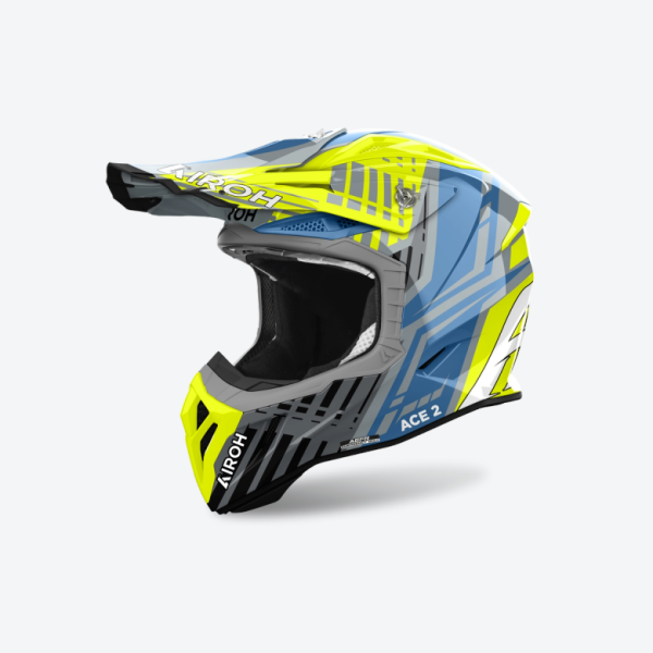 Casca Enduro Airoh Aviator Ace 2 Proud Blue/Red Gloss-5