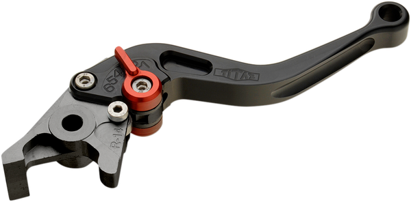 Racing Brake And Clutch Lever Black, Red, Anodized, 3, nordicamoto.ro