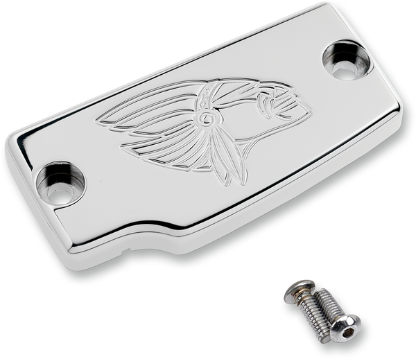Rear Master Cylinder Cover Chrome, 1, nordicamoto.ro