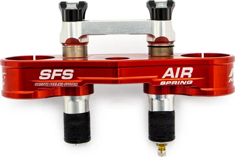 NEKEN Sfs Spring Top Clamps Red, Anodized , 3, nordicamoto.ro