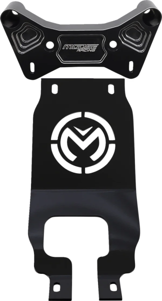 Shock Tower Braces With Gusset Plate Black, Anodized, 1, nordicamoto.ro