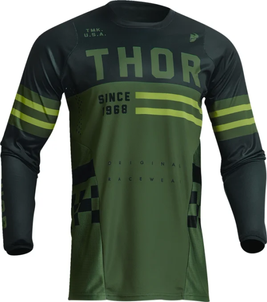 Tricou Copii Thor Pulse Combat Army/Black XS, 1, nordicamoto.ro
