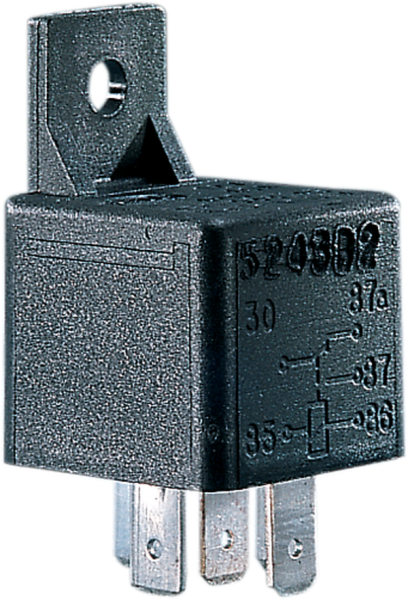 Starter Relay Switch Black, 1, nordicamoto.ro