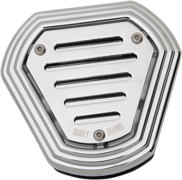 Cleaner Air Slotted Hex Chrome Silver, 2, nordicamoto.ro