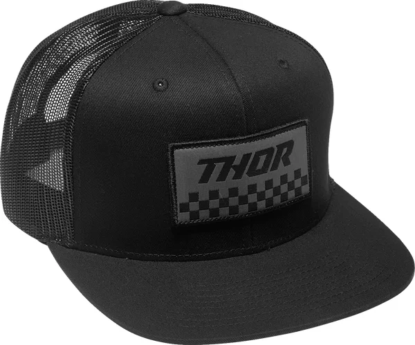 Hat Thor S23 Checkr Bk/ch Black, 1, nordicamoto.ro