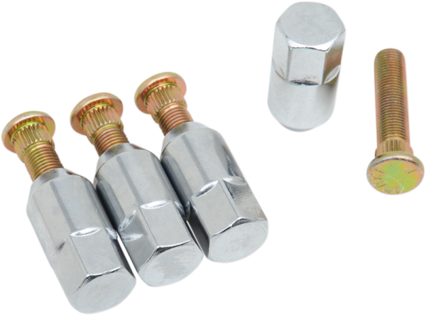 MOOSE RACING Wheel Stud-nut Kit Silver -0