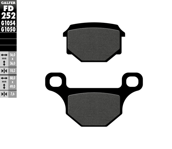 Brake Pad Orcanic, 1, nordicamoto.ro