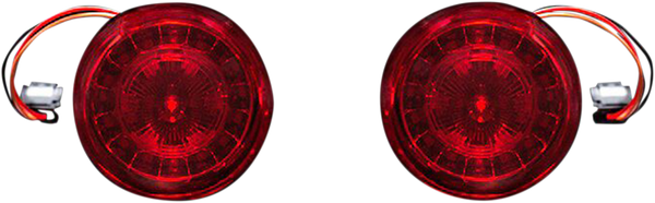 Probeam® Red Led Turn Signals With Red Lenses Red, 3, nordicamoto.ro