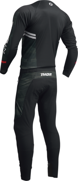 Tricou MTB Thor Intense Assist Berm Black/Green-5