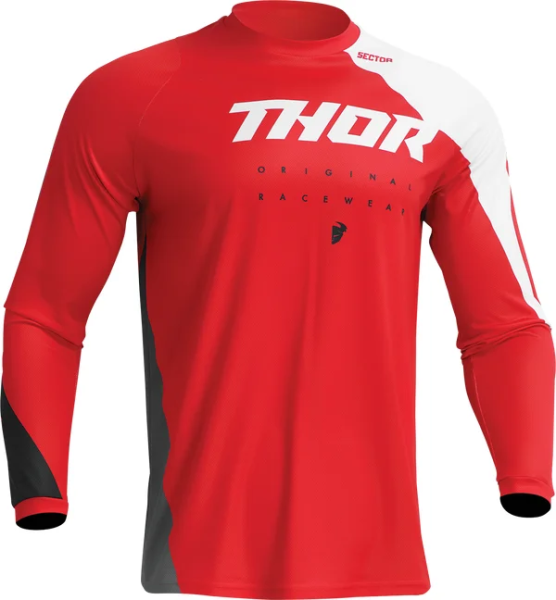 Tricou Thor Sector Edge Red/White 4XL, 5, nordicamoto.ro