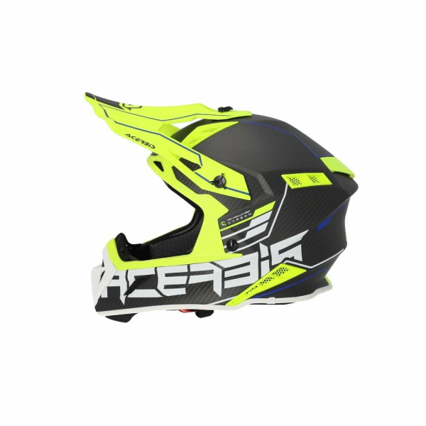 Casca Acerbis Steel Carbon 22.06 Black/Yellow-4