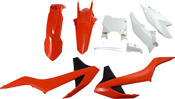 5 Piece Replica Body Kit Orange, White-0