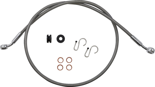 Xr Stainless Dot Brake Line Kit Chrome, Sterling Chromite® Ii Oversize [+102 mm (4'')], 1, nordicamoto.ro