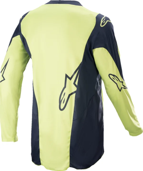 Tricou Alpinestars Racer Hoen Navy/Green, 2, nordicamoto.ro