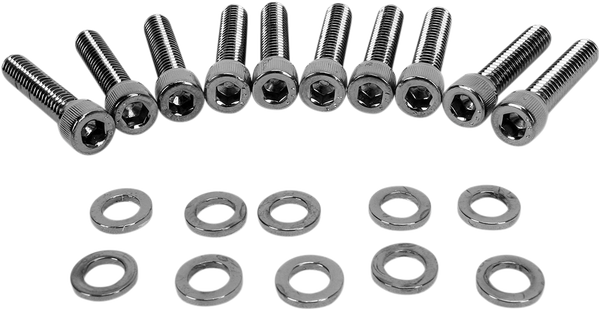 Socket-head Bolt Set Black Chrome, 2, nordicamoto.ro