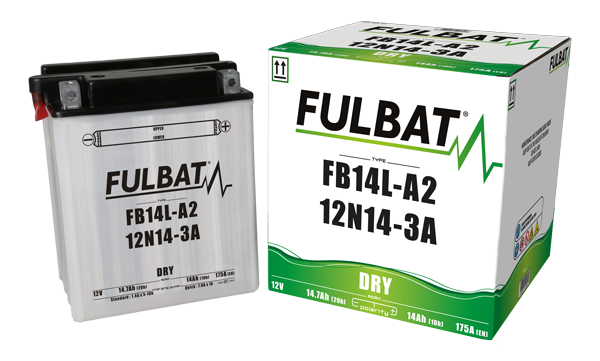 Baterie Moto Fulbat FB14L-A2 / 12N14-3A Dry 12V 14.7Ah 175A – Include Electrolit, 3, nordicamoto.ro