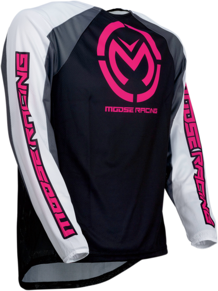 TRICOU MOOSE M1 Black/Pink