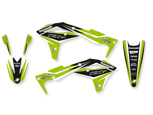 Dream 4 Graphics Kit Black, Green, White, 2, nordicamoto.ro
